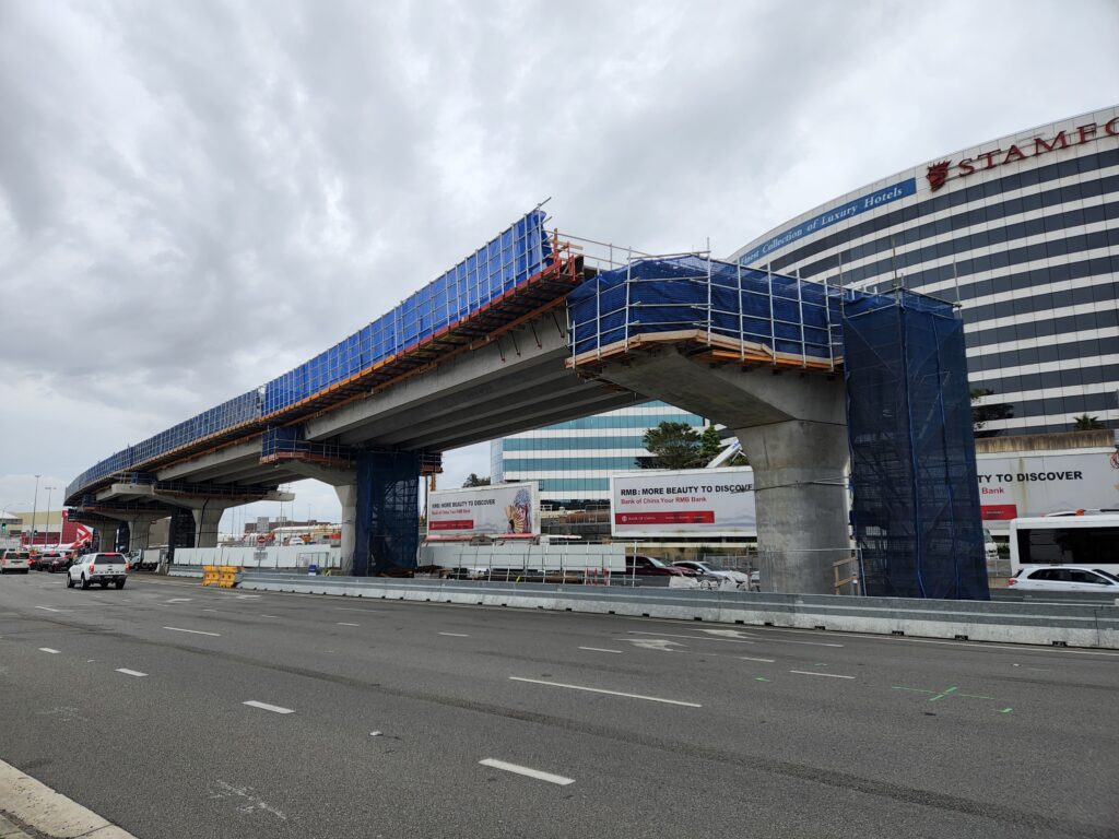 Image of actual bridge construction project