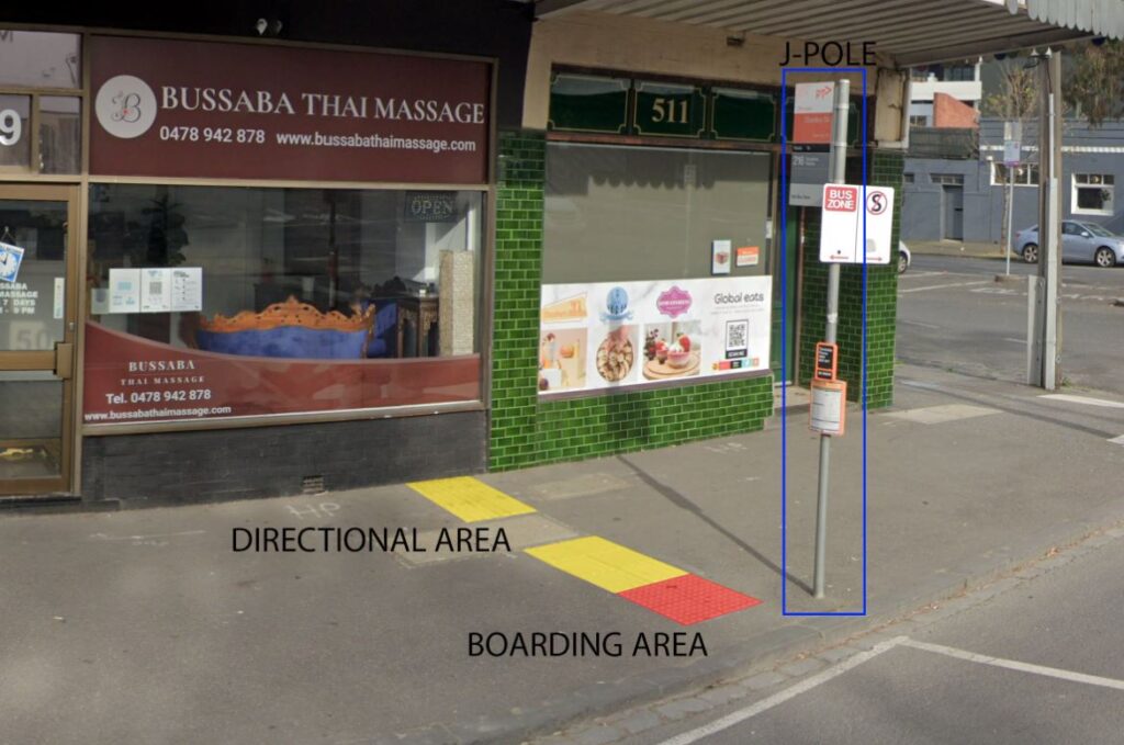This image represent the usage of YOLO v8 and Mask-RCNN for directional and boarding area of bus stop. 