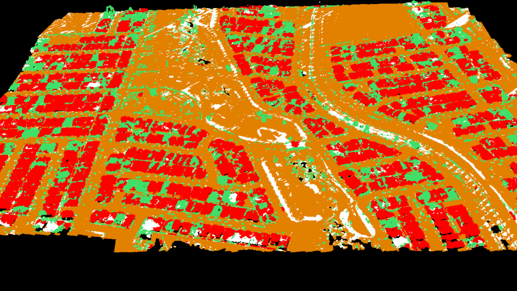 Image of vegetation monitoring by doing segmentation of point cloud data