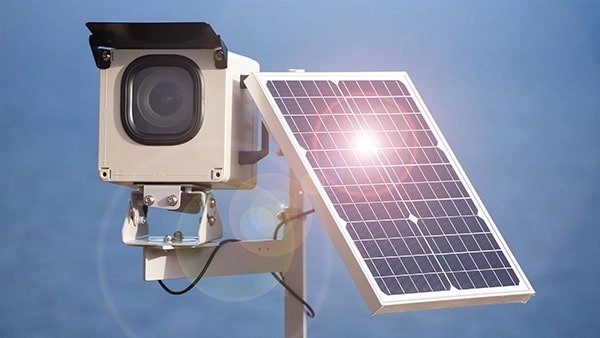 Solar panel time-lapse camera