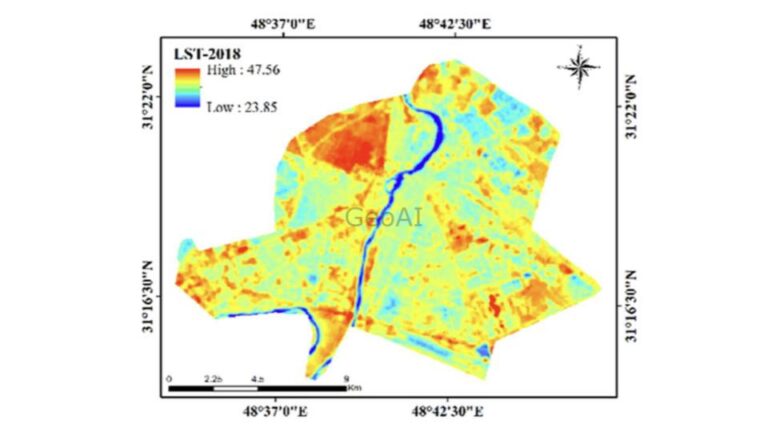 Land Surface Temperature (LST) Example GeoAI