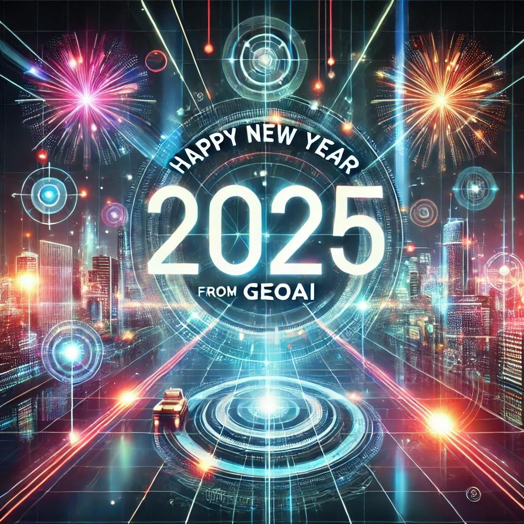 Happy New Year 2025 GeoAI