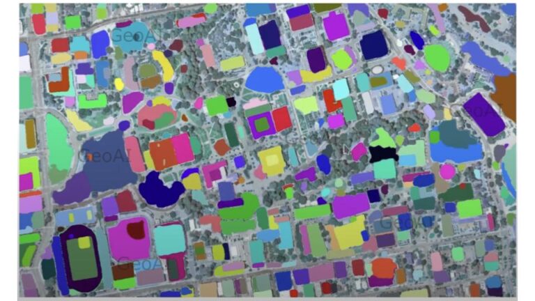 Land cover images example GeoAI