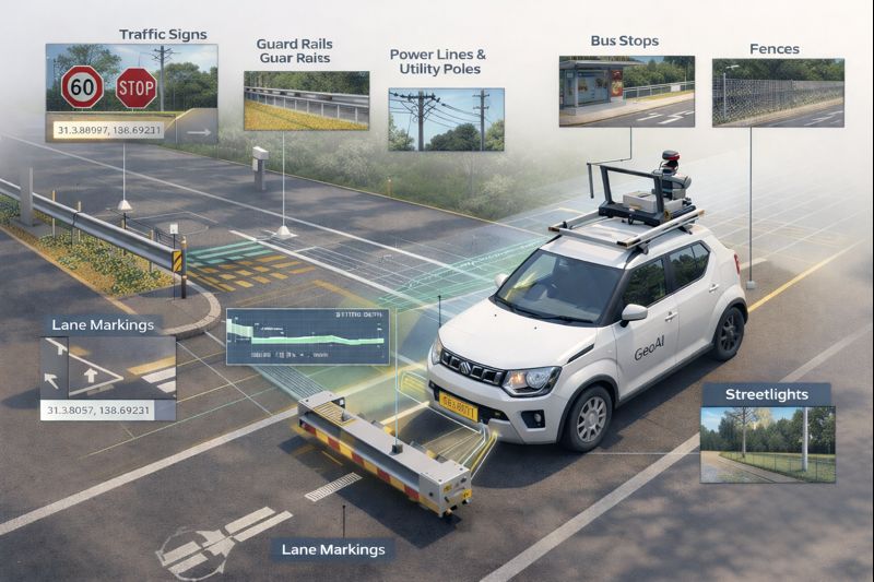 Road asset assessment GeoAI